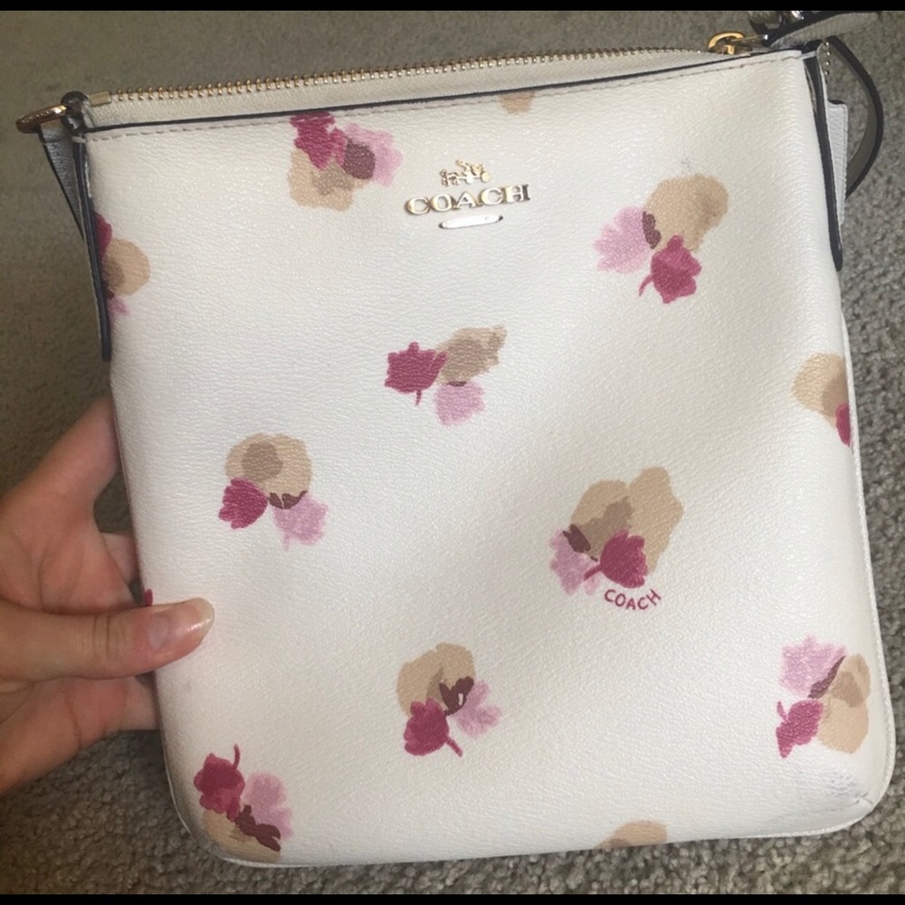 Floral Coach Crossbody